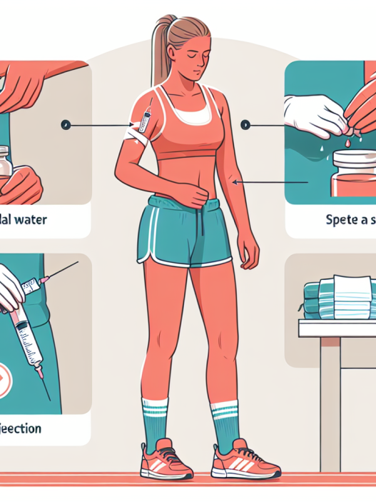 Come utilizzare correttamente l'acqua battericida per iniezioni nel contesto sportivo