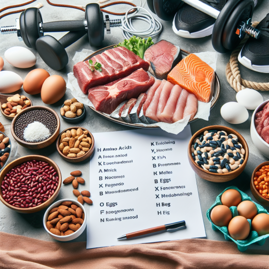 La corretta integrazione di aminoacidi nella dieta sportiva