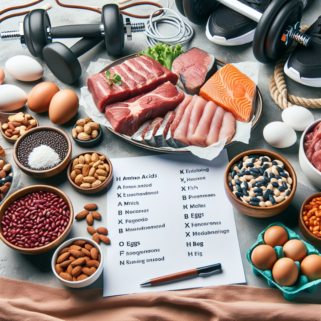 La corretta integrazione di aminoacidi nella dieta sportiva