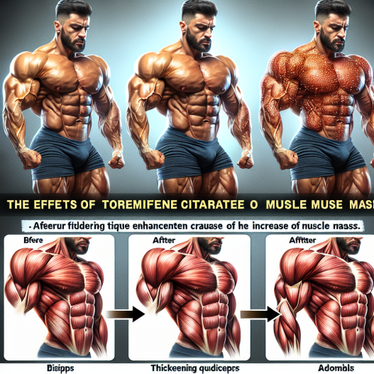 Gli effetti del toremifene citrato sull'incremento della massa muscolare