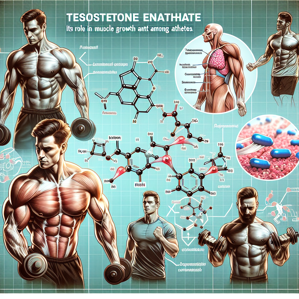 Testosterone enantato: il ruolo nella crescita muscolare degli sportivi