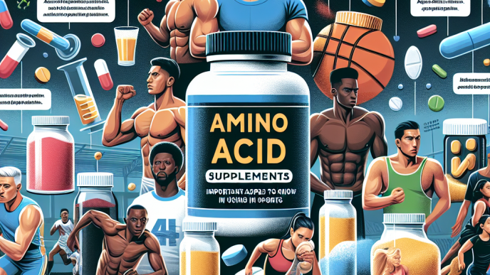 Integratori di aminoacidi: cosa sapere prima di utilizzarli nello sport